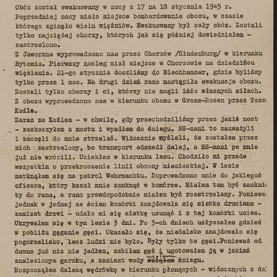 Relacja Zbigniewa Mroczkowskiego 2/3